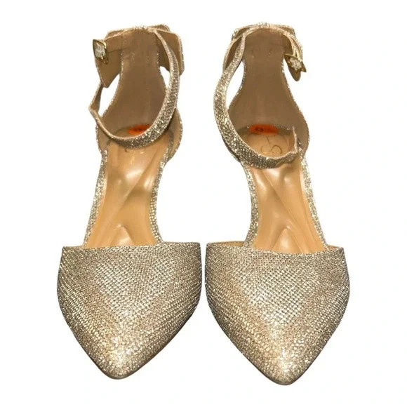 Jessica Simpson Whispie Pump heels In Gold. Brand new size 9.5 M - Picture 5 of 10